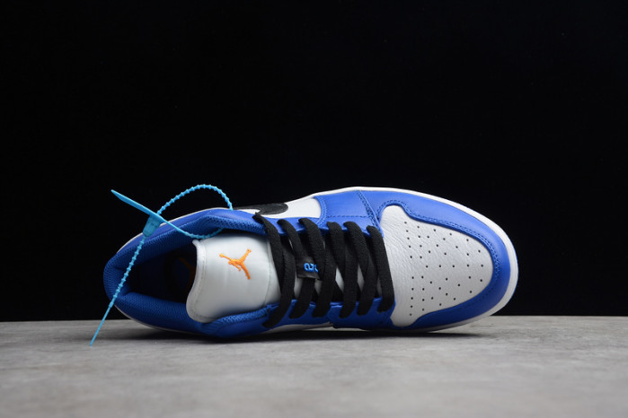 AIR JORDAN 1 LOW HYPER ROYAL ORANGE PEEL 553558-401