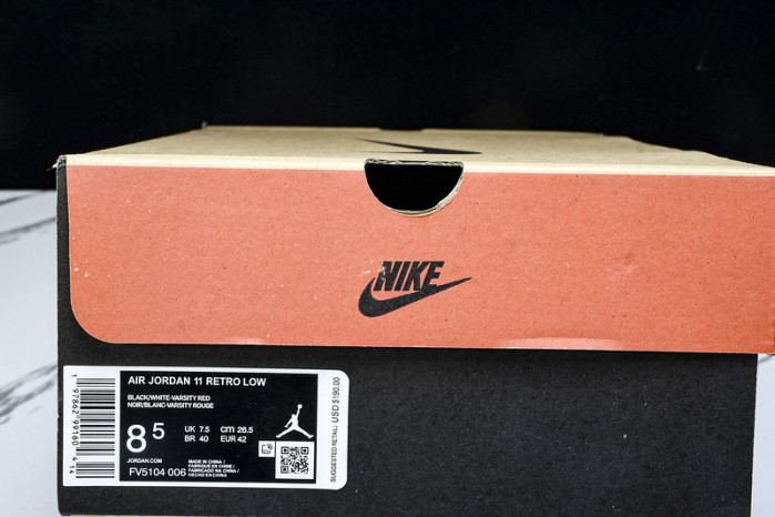 Air Jordan 11 Low Bred FV5104-006