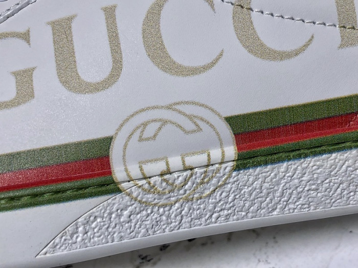 Gv*c ace embroidered low-top sneaker white with logo