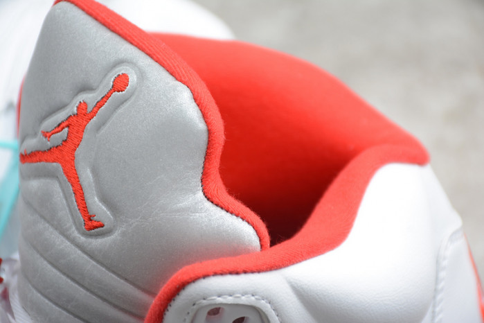 Air Jordan 5 Retro Fire Red Silver Tongue (2020)  DA1911-102