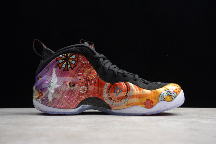 NIKE AIR FOAMPOSITE ONE LNY QS "LUNAR NEW YEAR 2018" AO7541-006