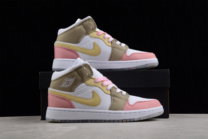 Air Jordan 1 Mid SE (GS) AJ1   DJ0338-100