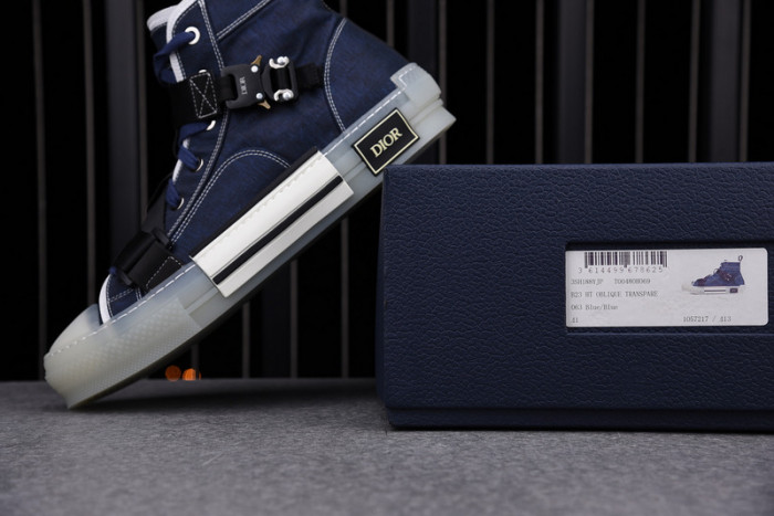 D10R B23 Oblique High Top Sneaker